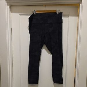 lululemon athletica Black Camo Leggings